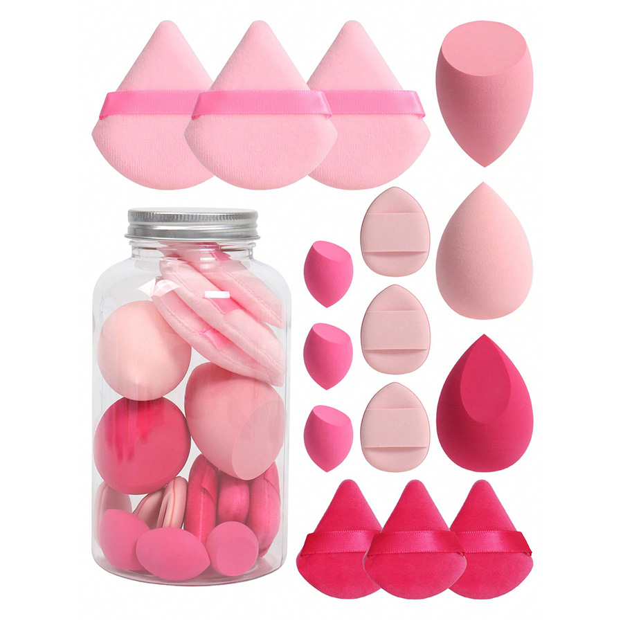 Set of 15 makeup sponges with  - đánh giá và giá Beauty Bay Makeup