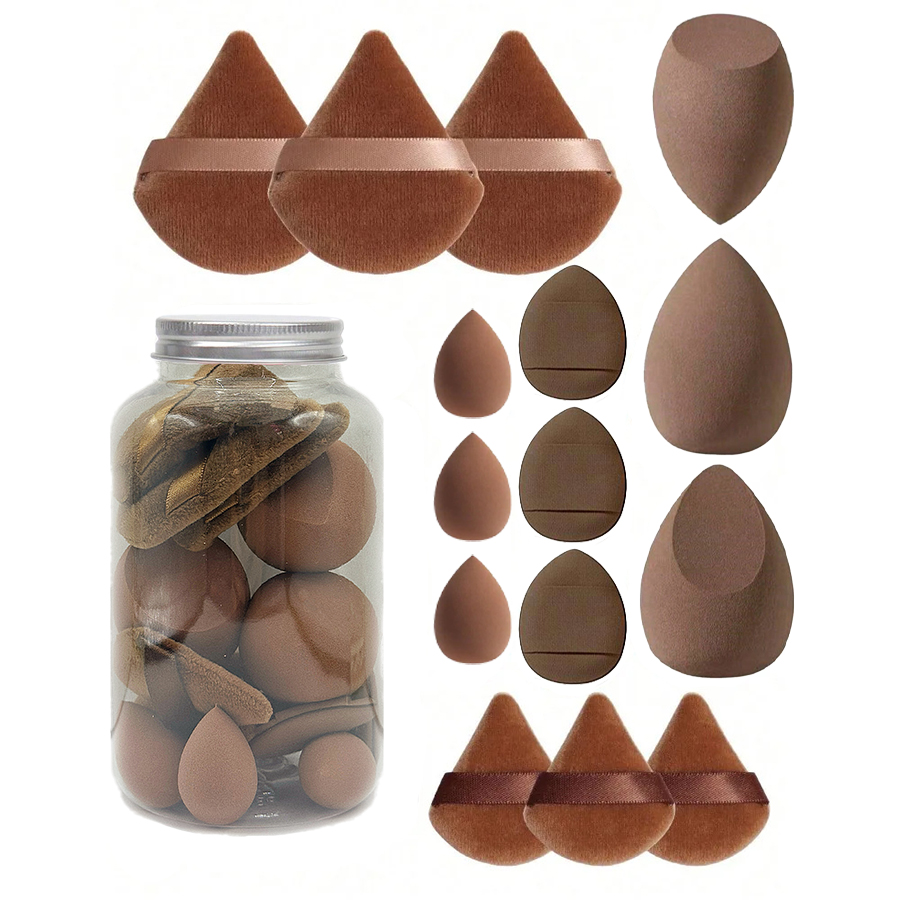 Set of 15 makeup sponges with  - đánh giá và giá Beauty Bay Makeup